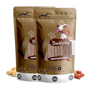 pets empire barkbites dog treats 70 gms peanut butter pack of 2