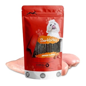 pets empire barkbites dog treats 70 gms chicken flavour pack of 4