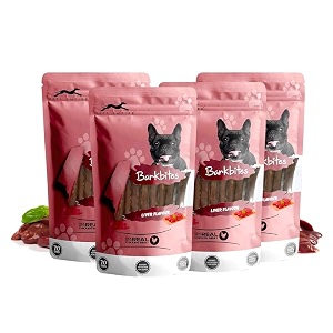 pets empire barkbites dog treats 70 gms liver flavour pack of 4