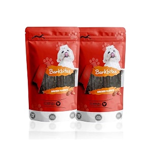 pets empire barkbites dog dry treats 70 gms chicken flavour pack of 2 for all life stages