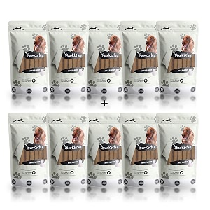 pets empire barkbites dog treats 70 gms milk flavour pack of 10
