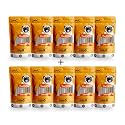 Pets Empire Barkbites Dog Treats 70 GMS (Carrot Flavour, Pack of 10)