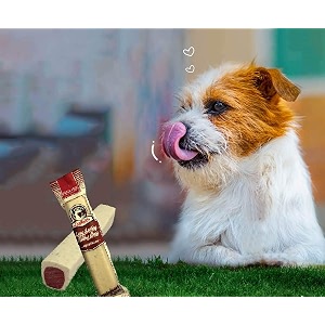 pets empire long lasting dental milk bar made withchicken or chicken liver and milk snack dog treat liver chicken pack of 5 5 x 50 gms