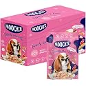PETS EMPIRE Moochie Wet Dog Food (85g X 48) Grain Free Gavy Meal, Beauty Skin &amp; Coat with Salmon, Carrot, Sweet Potato and Green Peas, High Protein Dogs Gravy Foods, Non-Veg Pet Meals for Dogs, Puppy
