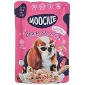 PETS EMPIRE Moochie Wet Dog Food (85g X 36) Grain Free Gavy Meal, Beauty Skin &amp; Coat with Salmon, Carrot, Sweet Potato and Green Peas, High Protein Dogs Gravy Foods, Non-Veg Pet Meals for Dogs, Puppy