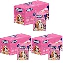 PETS EMPIRE Moochie Wet Dog Food (85g X 12) Grain Free Gavy Meal, Beauty Skin &amp; Coat with Salmon, Carrot, Sweet Potato and Green Peas, High Protein Dogs Gravy Foods, Non-Veg Pet Meals for Dogs, Puppy
