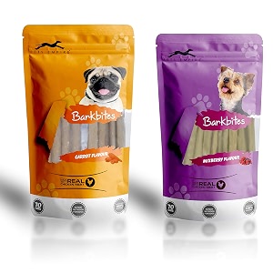pets empire pet food dried chicken stick good tasted dog snack mixberry flavour  carrot flavour 70 gms x 2