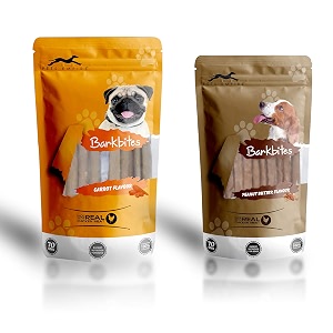 pets empire pet food dried chicken stick good tasted dog snack peanut butter  carrot flavour 70 gms x 2