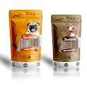 Pets Empire Pet Food Dried Chicken Stick Good Tasted Dog Snack (Peanut Butter + Carrot Flavour) 70 GMS x 2