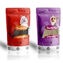PETS EMPIRE Pet Food Dried Chicken Stick Good Tasted Dog Snack (Mixberry Flavour + Chicken Flavour) 70 GMS X 2, All Life Stages