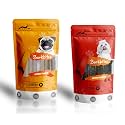 Pets Empire Pet Food Dried Chicken Stick Good Tasted Dog Snack (Chicken Flavour + Carrot Flavour) 70 GMS x 2