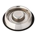 Pets Empire Stainless Steel Dog Bowl | Dog Food Bowl | Dog Feeding Bowl | Anti Skid, Stainless Steel Cat Bowl | Cat Feeding Bowl | Medium (1100ml)