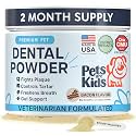 Pets are Kids Dog Dental Powder for Fresh Breath – Targets Tartar & Plaque