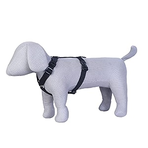pets like dog polyester full harness blackmedium ge-pl0013b