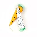Snuggle Carrots (Set of Two) | Premium Plush Toy for Small, Medium, Large Size Dogs & Cats | Squeaker Inside for Interactive Fun | Safe and Non Toxic