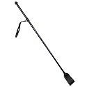 25” Genuine Leather Braided Stick for Dog Training and Dog Walking Stick (Purple)