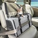 PETSFIT Cat Carrier Soft with Patented Safety Buckles,Safe for Car Travel