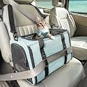 PETSFIT Cat Carrier Soft with Patented Safety Buckles, Safe for Car Travel