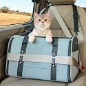 PETSFIT Large Cat Carrier with Patented Safety Buckles,Big Cats Up to 20 lb