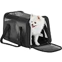 Petsfit Most Airline Approved Cat Carrier Dog Carriers,Large Capacity Lightweight Washable Soft-Sided Pet Travel Carrier for Other Samll Animal with 5-Sided Breathable mesh