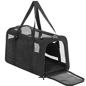 petsfit most airline approved soft-sided pet travel carrier for cat and dog18 x 11 x 11