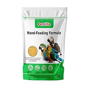 petslife baby hand-feeding bird food seeds 500g