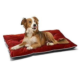 petslover bed crate mat anti-slip kennel pad washable dog cozy mattress for dog amp cat pets export quality xxxl red