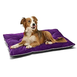 petslover bed crate mat anti-slip kennel pad washable dog cozy mattress for dog amp cat pets export quality - small