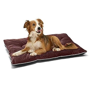 petslover bed crate mat anti-slip kennel pad washable velvet dog cozy mattress for dog amp cat pets export quality - small