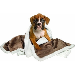 Petslover Blanket for Dogs Cats Warm Flannel
