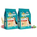 PETSTAR Mankind Adult Dry Dog Food (High Protein) Chicken & Wheat Flavor, 1kg (Pack of 2)| Improves Muscle & Strength, Supports Immunity, Protects Liver & Kidney