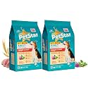 Mankind Petstar Adult Dry Dog Food (High Protein) Chicken &amp; Wheat Flavor, 3kg (Pack of 2)| Improves Muscle &amp; Strength, Supports Immunity, Protects Liver &amp; Kidney