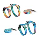 PetThem Adjustable Cat Harness and Leash Set Escape Proof (Yellow & Green)