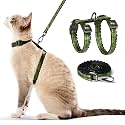 PetThem Cat Harness and Leash Set Escape Proof(Growling Crocodile)