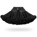Short Tulle Petticoat Chiffon Fluffy Underskirt for Cosplay Party
