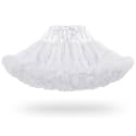 Short Tulle Petticoat Chiffon Fluffy Underskirt for Cosplay Party