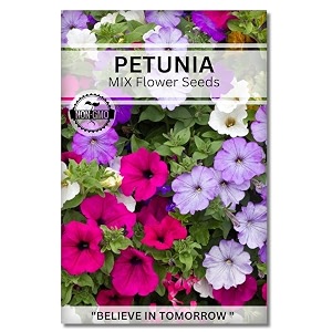 navika seeds  grow with us petunia flower seedperfect for home amp terrace gardening winter amp summer blooms in india-includes free e-book for kitchenbackyardgardening amp plantinghigh germination