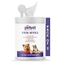 Petvit 3 Nose And Paw Wipes Fragrance Less 50 Wipes