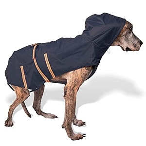 petwale reflective raincoat - navy blue size  xxlarge