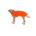 PetWale Reflective Raincoat - Orange (Size : Medium)