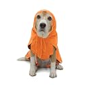 PetWale Reflective Raincoat - Orange (Size : Small)