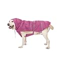 PetWale Reflective Raincoat - Pink (Size : Large)