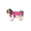 PetWale Reflective Raincoat - Pink (Size : XSmall)
