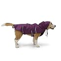 PetWale Reflective Raincoat - Purple (Size: Small)