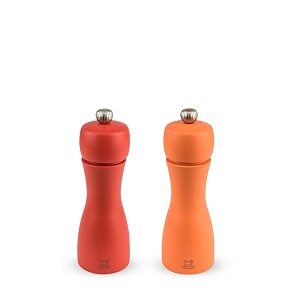 peugeot 233286 tahiti duo autumn salt and pepper mill set 15cm634 orange