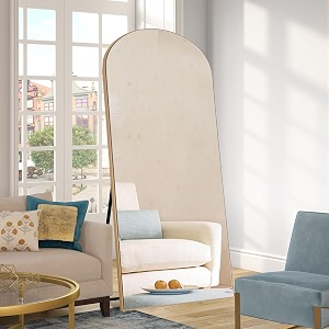PexFix 71x32 Arched Wall Mirror with Stand