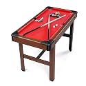 PEXMOR 48" Pool Table, Billiard Game Table for Kids and Adults, Mini Pool Table Set Indoor &amp; Outdoor for Game Room Family with Balls, Cues, Chalk, Brush and Triangle