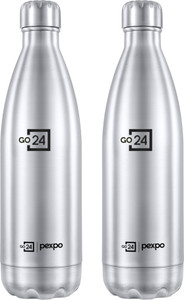 go24 electro 1000 hotcold isi certified thermosteel water bottle leakproof 980 ml stainless steel flask