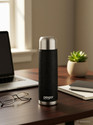 pexpo 350ml Thermosteel Water Bottle, 24 Hrs Hot and Cold Vacuum Insulated Flexo 350 ml Steel Flask