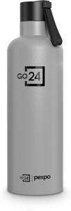 go24 water bottle hot  cold flask isi certified steel bottle 3 layer insulation-oslo 500 ml stainless steel flask